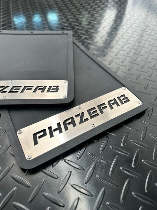Phaze Fab stainless plated mudflaps