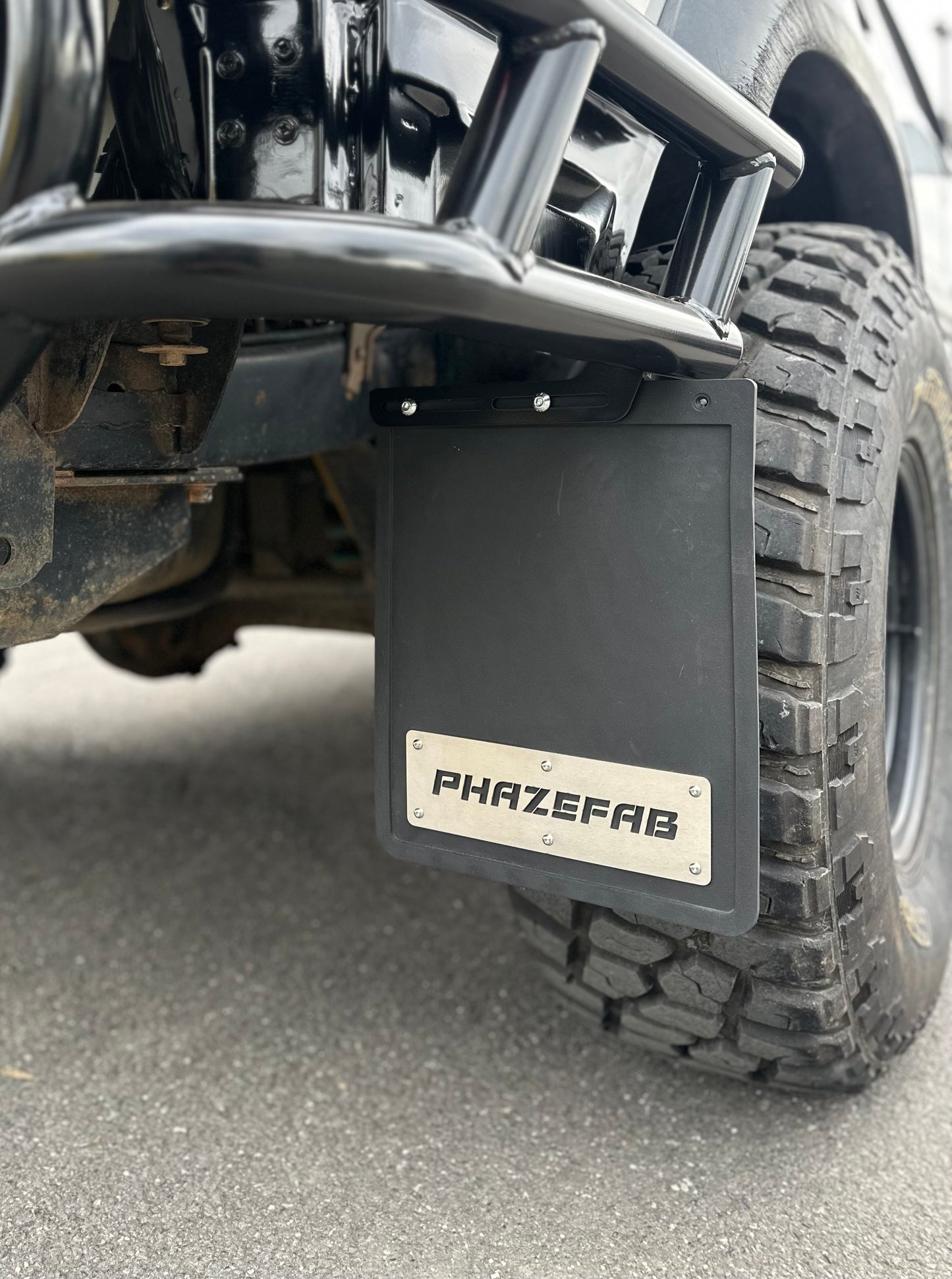 Phaze Fab stainless plated mudflaps