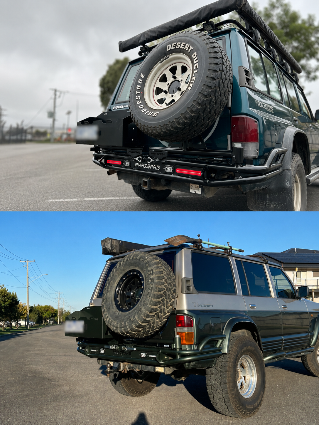 GQ Patrol Tube Rear Bar